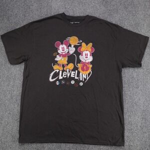 Disney x‎ Junk Food Cleveland Cavaliers Mickey Minnie Mouse Shirt Mens XL Black